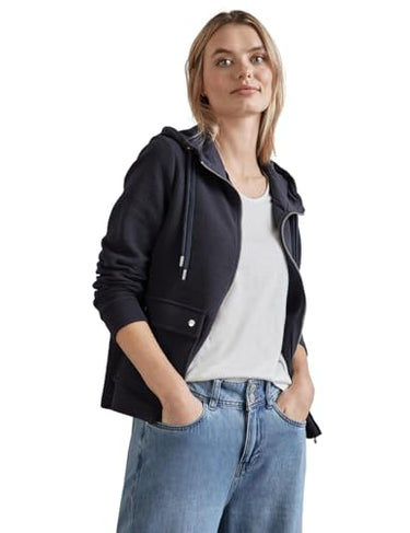 STREET ONE Women's A212296 Hoodie Jacket, Mandarin Red, 42 on Sale